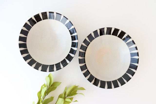 Large Bowl Rim-lined Tokusa | Serving Bowl Mino Ware-Detail8