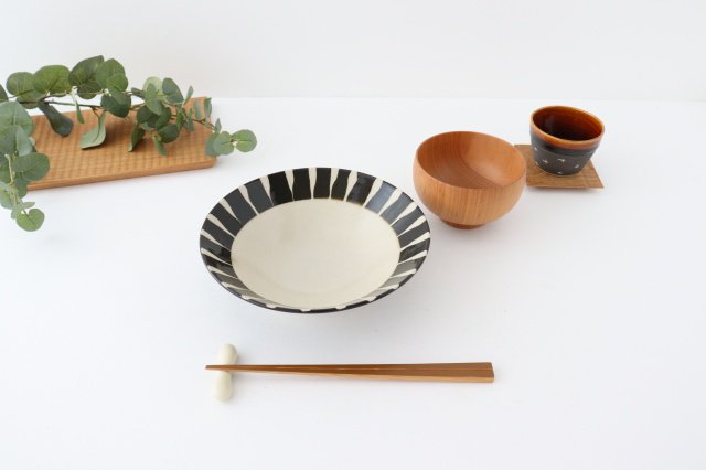 Large Bowl Rim-lined Tokusa | Serving Bowl Mino Ware-Detail9