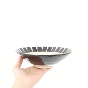 Large Bowl Rim-lined Tokusa | Serving Bowl Mino Ware-Detail10