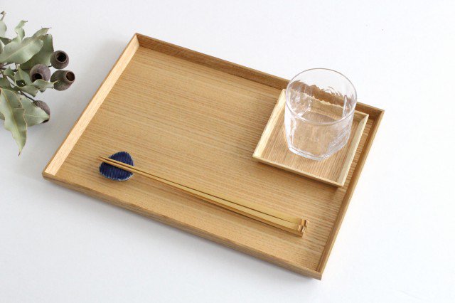 Matsuya Lacquerware Store Wooden Plate Coaster Unpainted Ash | Echizen Lacquerware