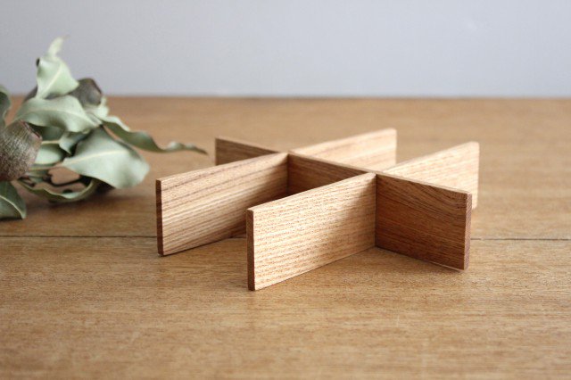 Matsuya Lacquerware Store Dividers for Jubako (Six Cuts) Bento Box Unpainted Ash