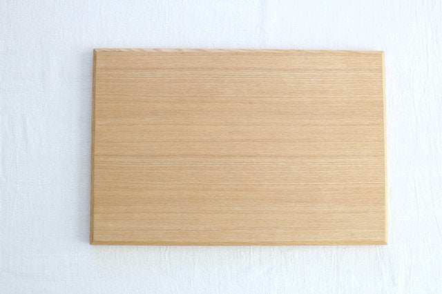 Matsuya Lacquerware Store Wooden Long Tray Unpainted Ash | Echizen Lacquerware