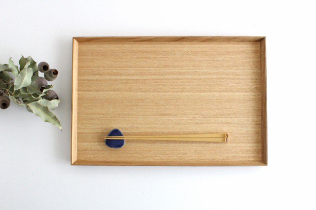 Matsuya Lacquerware Store Wooden Long Tray Unpainted Ash | Echizen Lacquerware