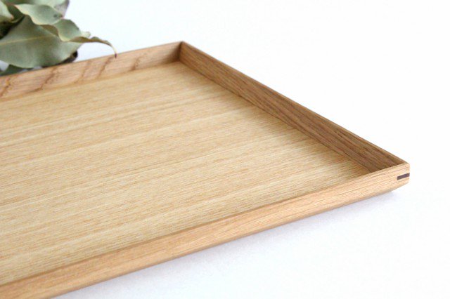 Matsuya Lacquerware Store Wooden Long Tray Unpainted Ash | Echizen Lacquerware