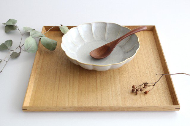 Matsuya Lacquerware Store Wooden Square Tray Unpainted Ash | Echizen Lacquerware