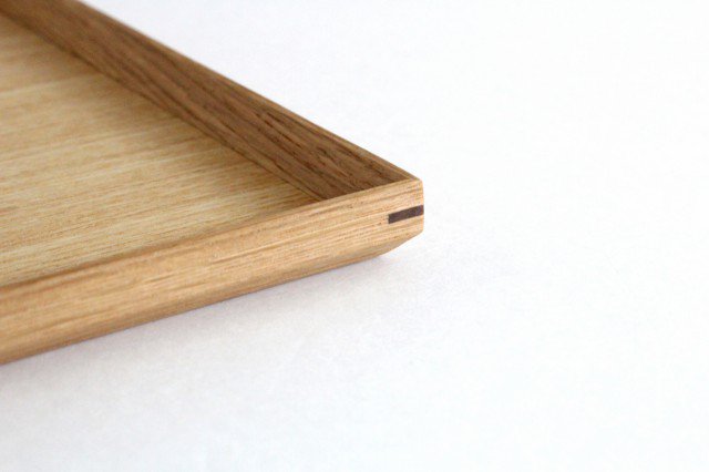 Matsuya Lacquerware Store Wooden Square Tray Unpainted Ash | Echizen Lacquerware