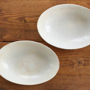 Furutani Seitosho Oval Deep Bowl White Large | Serving Bowl-Detail11