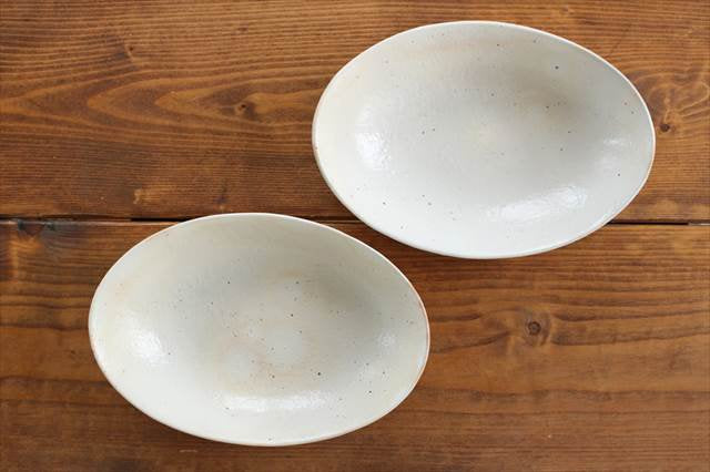 Furutani Seitosho Oval Deep Bowl White Large | Serving Bowl