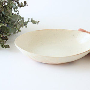 Furutani Seitosho Oval Deep Bowl White Large | Serving Bowl-Detail3