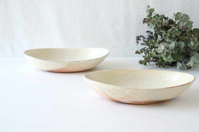 Furutani Seitosho Oval Deep Bowl White Large | Serving Bowl