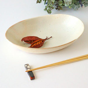 Furutani Seitosho Oval Deep Bowl White Large | Serving Bowl-Detail6