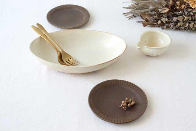 Furutani Seitosho Oval Deep Bowl White Large | Serving Bowl