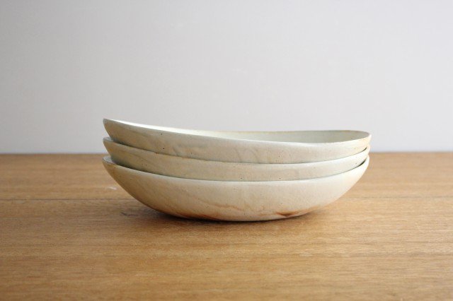 Furutani Seitosho Oval Deep Bowl White Large | Serving Bowl