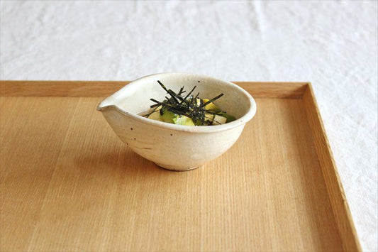 Furutani Seitosho Katakuchi Small Bowl White-TOP