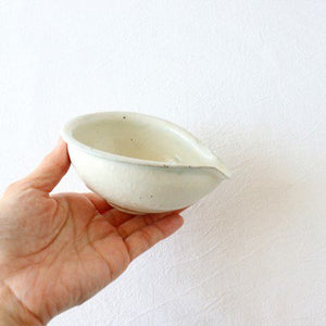 Furutani Seitosho Katakuchi Small Bowl White-Detail3