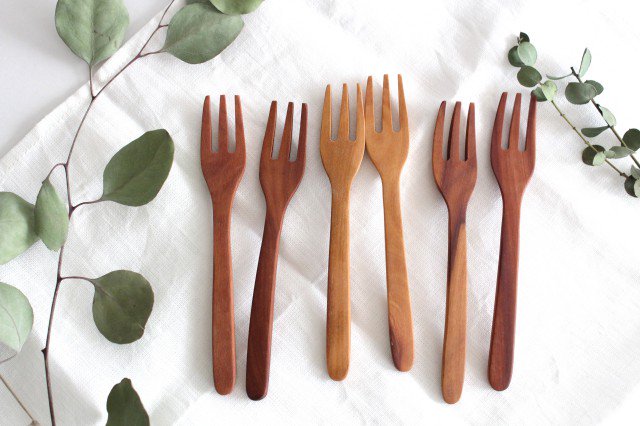 Natural Wooden Dessert fork-Detail13