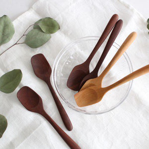 Natural Wooden Ice Cream Spoon-TOP