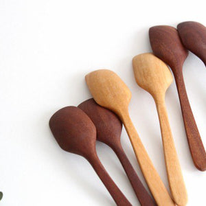 Natural Wooden Ice Cream Spoon-Detail2