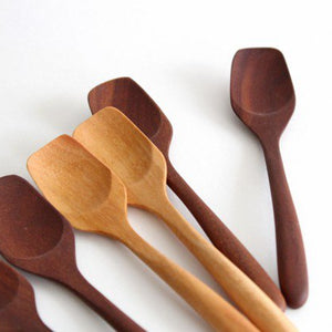 Natural Wooden Ice Cream Spoon-Detail5