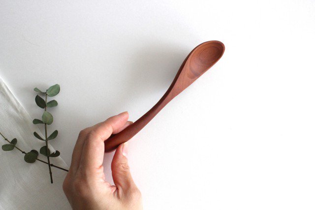 Natural Wooden Soup Spoon-Detail3