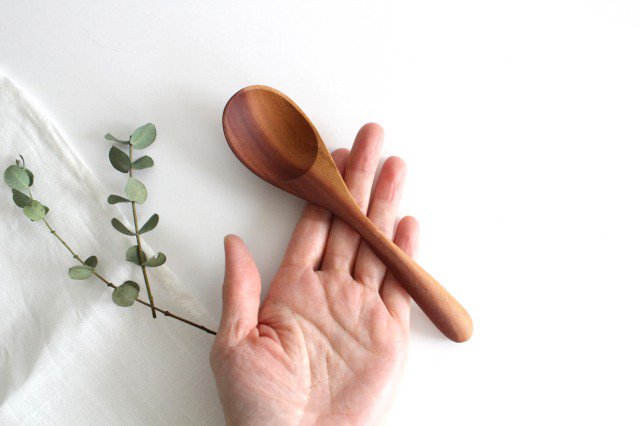 Natural Wooden Soup Spoon-Detail9