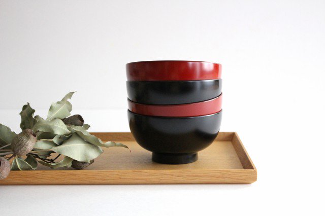 Matsuya Shikki Store Soup Bowl Black | Echizen Lacquerware