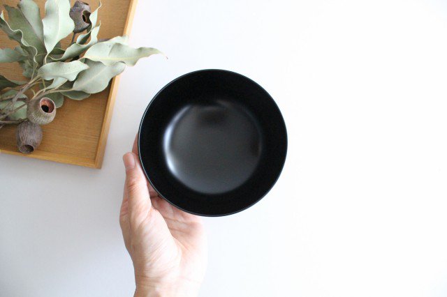Matsuya Shikki Store Soup Bowl Black | Echizen Lacquerware
