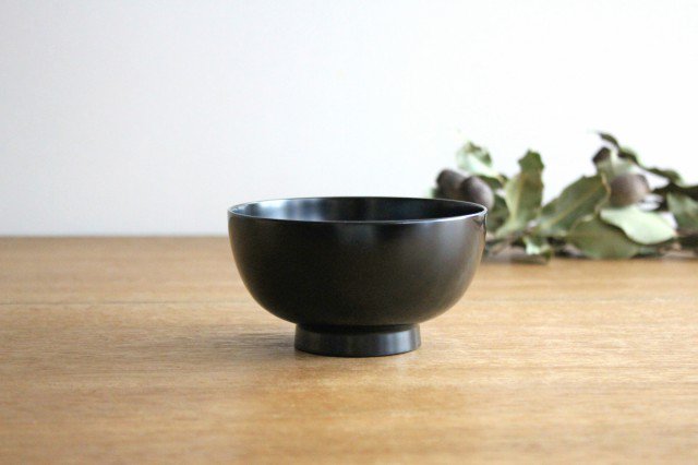 Matsuya Shikki Store Soup Bowl Black | Echizen Lacquerware