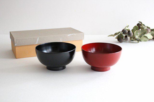 Matsuya Shikki Store Soup Bowl Set | Echizen Lacquerware
