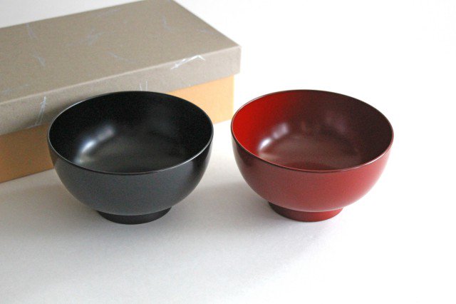 Matsuya Shikki Store Soup Bowl Set | Echizen Lacquerware