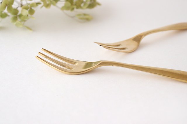 Brass Dessert Fork 12.2cm/4.8in