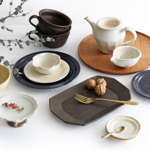 Furutani Seitosho Round Sauce Plate White-Detail11