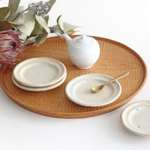 Furutani Seitosho Round Sauce Plate White-Detail9