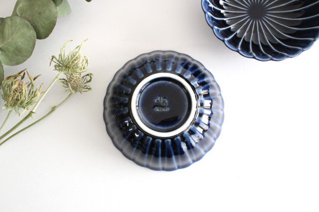Giyaman Small Bowl Blue 12cm/4.7in | Kobachi Mino Ware