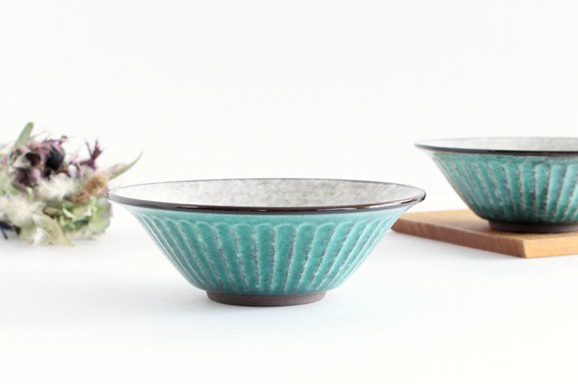 Salad Bowl Turkish Blue | Serving Bowl Mino Ware