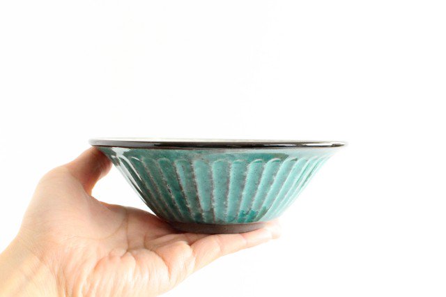 Salad Bowl Turkish Blue | Serving Bowl Mino Ware