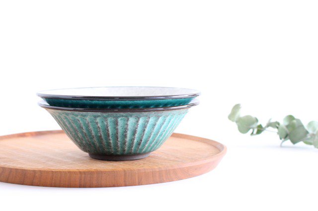 Salad Bowl Turkish Blue | Serving Bowl Mino Ware