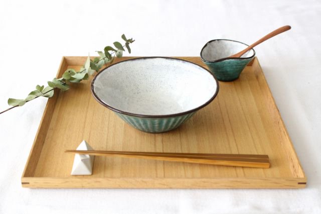 Salad Bowl Turkish Blue | Serving Bowl Mino Ware