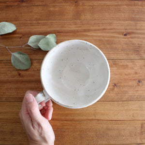 Soup Cup White Shaved | Mino Ware-Detail2