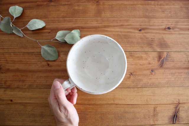 Soup Cup White Shaved | Mino Ware-Detail2