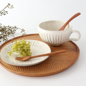 Soup Cup White Shaved | Mino Ware-Detail12