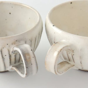 Soup Cup White Shaved | Mino Ware-Detail6