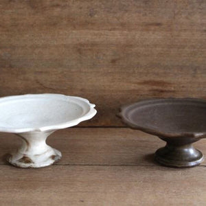 Furutani Seitosho Compote Footed Plate White S-Detail11