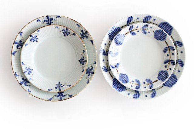 Koyo Kiln Round Plate Flower Wreath Shinogi 16.5cm/6.5in | Arita Ware-Detail11