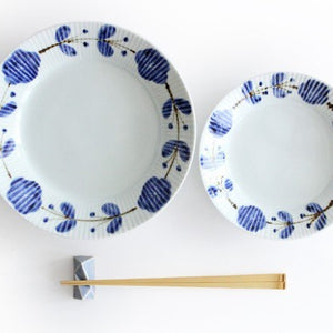 Koyo Kiln Round Plate Flower Wreath Shinogi 16.5cm/6.5in | Arita Ware-Detail10