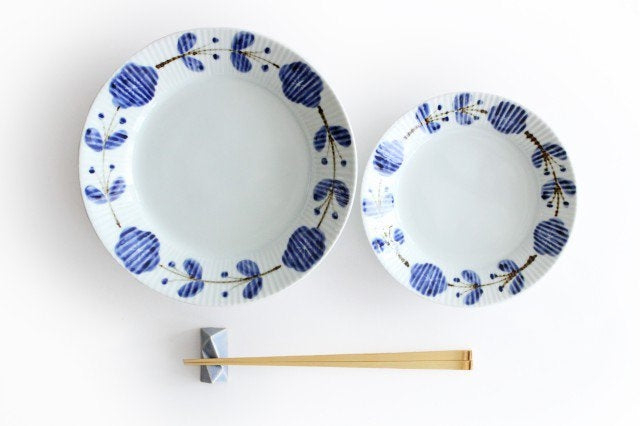 Koyo Kiln Round Plate Flower Wreath Shinogi 16.5cm/6.5in | Arita Ware-Detail10