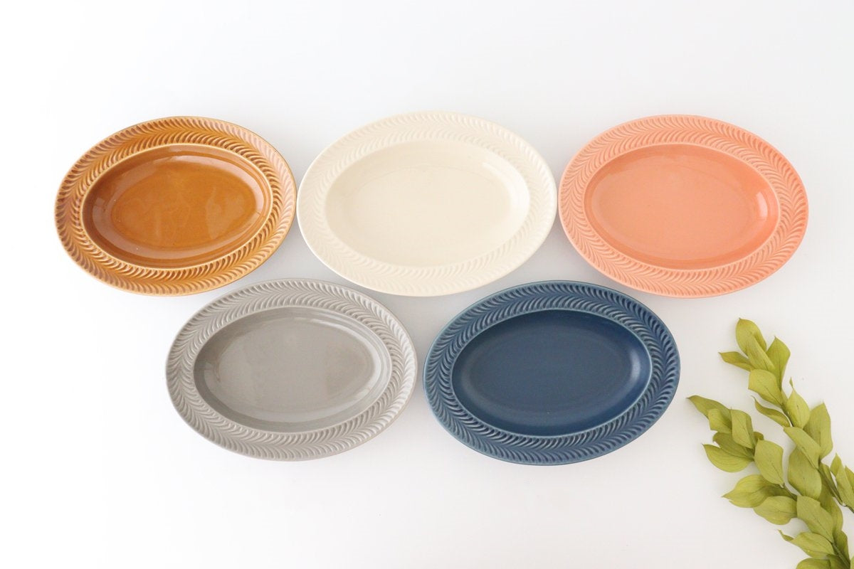 Oval Plate Rosemary Gray | Hasami Ware