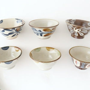 Toshin Kiln Rice Bowl Arabesque  | Tsuboya Ware  Yachimun-Detail12