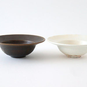 Furutani Seitosho Iron Glaze Rim Bowl L | Serving Bowl-Detail12