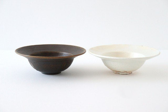 Furutani Seitosho Iron Glaze Rim Bowl L | Serving Bowl